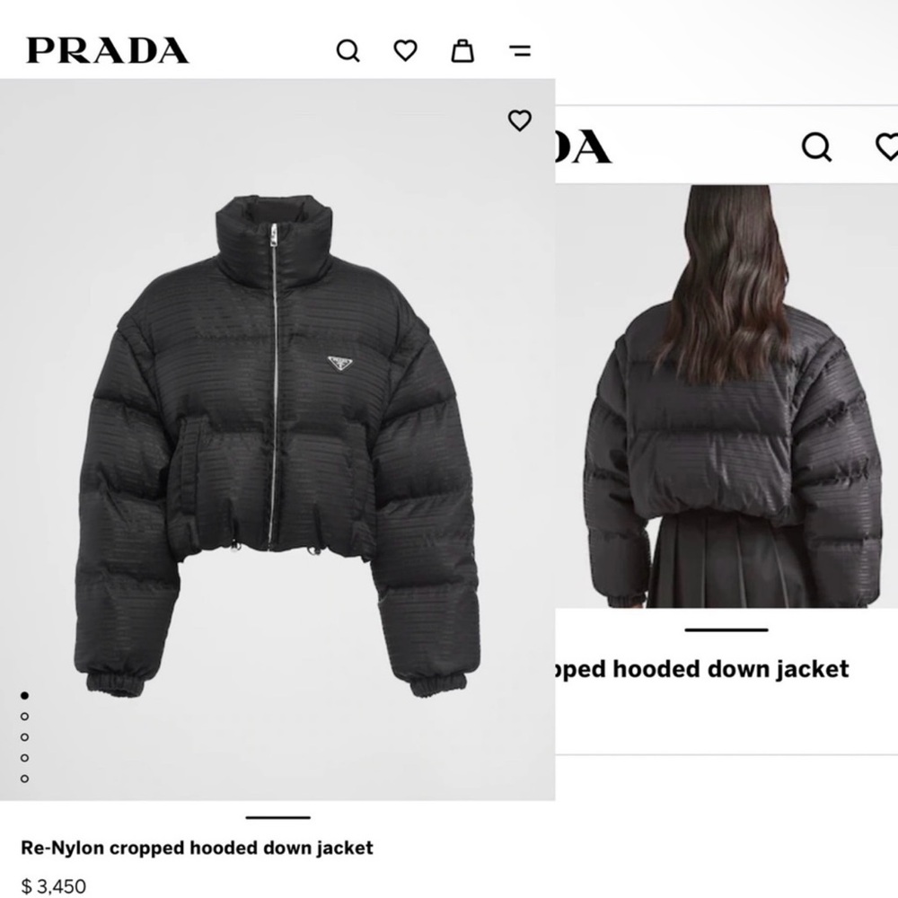 Prada puffer jacket